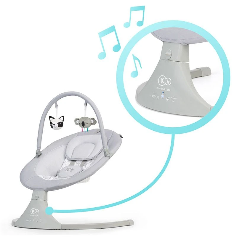 Balancelle 2 En 1 Kinderkraft Luli Grey 5 Balancelle 2 En 1 Kinderkraft Luli Grey – Image 5