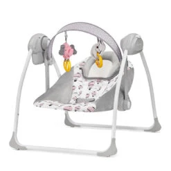 Balancelle Et Transat 2 En 1 Kinderkraft Flo Pink