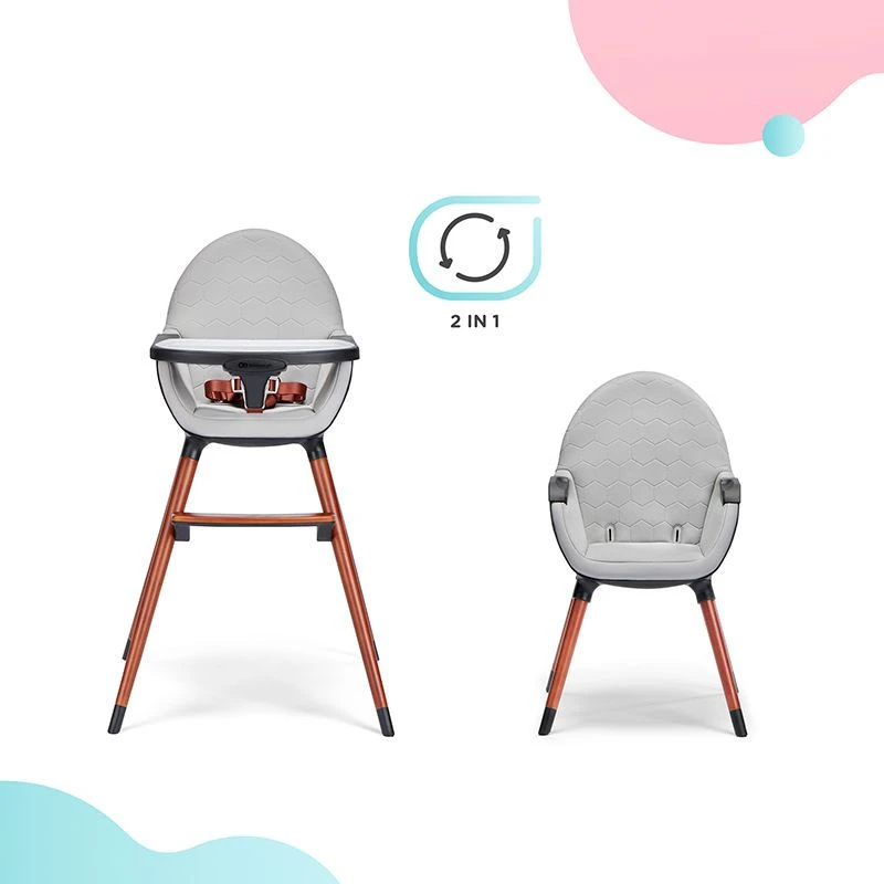 Chaise Haute 2 En 1 Kinderkraft Finix Grey 19 Chaise Haute 2 En 1 Kinderkraft Finix Grey – Image 19