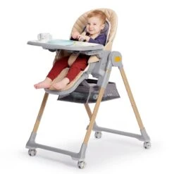 Chaise Haute 2 En 1 Kinderkraft Lastree Wood -Kinderkraft chaise haute 2 en 1 kinderkraft lastree wood 9