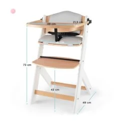 Chaise Haute 3 En 1 Kinderkraft Enock Whitewood Avec Coussin -Kinderkraft chaise haute 3 en 1 kinderkraft enock whitewood avec coussin 8