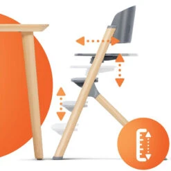 Chaise Haute 3 En 1 Kinderkraft Igee Wood -Kinderkraft chaise haute 3 en 1 kinderkraft igee wood 19