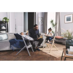 Chaise Haute 4 En 1 Kinderkraft Igee + Transat Calmee Grey -Kinderkraft chaise haute 4 en 1 kinderkraft igee transat calmee grey 14