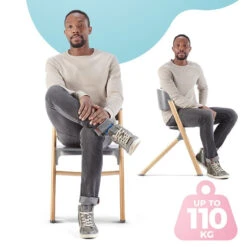 Chaise Haute 4 En 1 Kinderkraft Igee + Transat Calmee Grey -Kinderkraft chaise haute 4 en 1 kinderkraft igee transat calmee grey 19