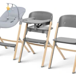 Chaise Haute 4 En 1 Kinderkraft Igee + Transat Calmee Wood -Kinderkraft chaise haute 4 en 1 kinderkraft igee transat calmee wood 15