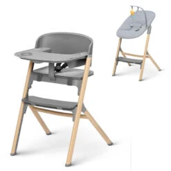 Chaise Haute 4 En 1 Kinderkraft Igee + Transat Calmee Wood