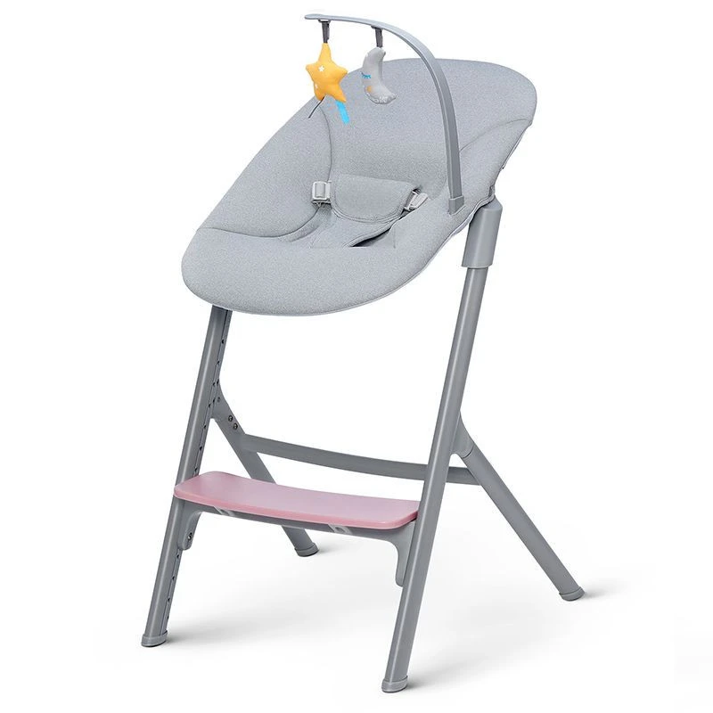 Chaise Haute 4 En 1 Kinderkraft Livy + Transat Calmee Aster Pink 3 Chaise Haute 4 En 1 Kinderkraft Livy + Transat Calmee Aster Pink – Image 3