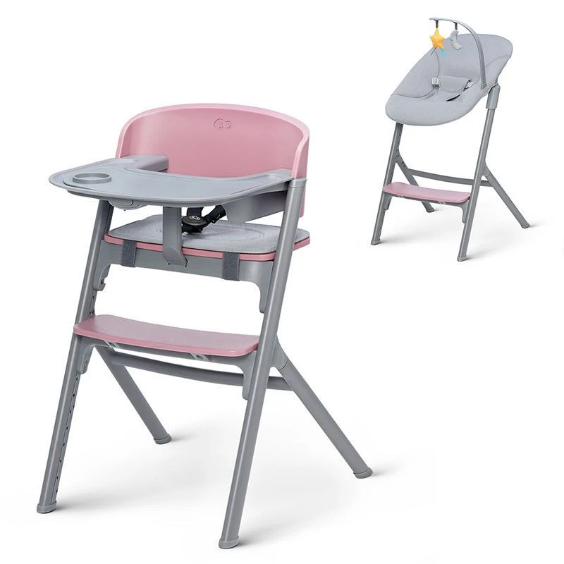 Chaise Haute 4 En 1 Kinderkraft Livy + Transat Calmee Aster Pink 1 Chaise Haute 4 En 1 Kinderkraft Livy + Transat Calmee Aster Pink