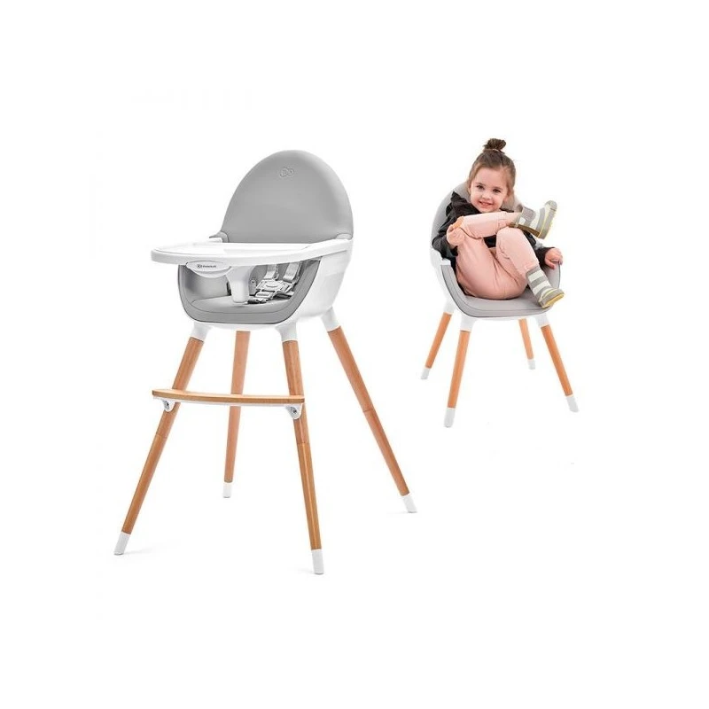 Chaise Haute évolutive Kinderkraft Fini Grey 8 Chaise Haute évolutive Kinderkraft Fini Grey – Image 8