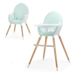 Chaise Haute évolutive Kinderkraft Fini Mint