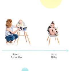 Chaise Haute évolutive Kinderkraft Fini Mint -Kinderkraft chaise haute evolutive kinderkraft fini mint 9