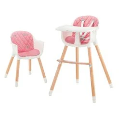 Chaise Haute Kinderkraft Sienna Pink