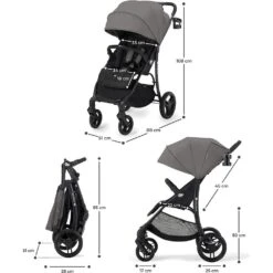 Kinderkraft Poussette Askoy - Grey -Kinderkraft kk041020389 3