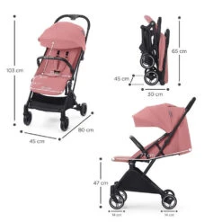 Kinderkraft Poussette Indy 2 Dhalia Pink -Kinderkraft kk041420112 5