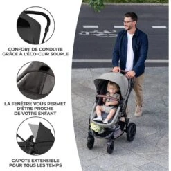 Kinderkraft Pack Poussette Moov Ct Black -Kinderkraft kk041420754 5