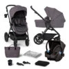 Kinderkraft Pack Poussette Trio A-tour - Dark Grey