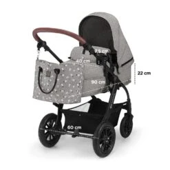 Kinderkraft Pack Poussette Trio Xmoov² - Dark Grey -Kinderkraft kk041620907 15