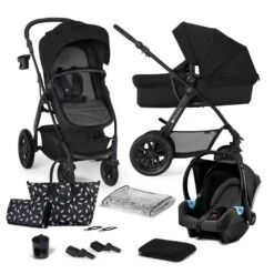 Kinderkraft Pack Poussette Trio Xmoov² - Black