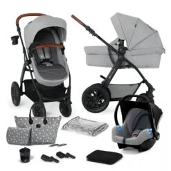 Kinderkraft Pack Poussette Trio Xmoov² - Light Grey