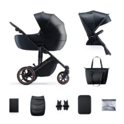Kinderkraft Pack Poussette Duo Prime 2 - Venezian Black