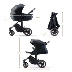 Kinderkraft Pack Poussette Duo Prime 2 - Venezian Black -Kinderkraft kk041721751 6