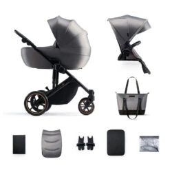 Kinderkraft Pack Poussette Duo Prime 2 - Shadow Grey