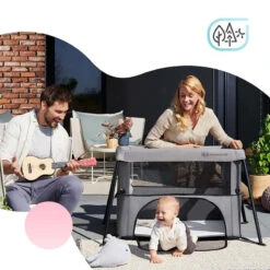 Lit 2 En 1 Kinderkraft Movi Gris/Bois -Kinderkraft lit 2 en 1 kinderkraft movi gris bois 10