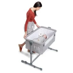 Lit Bébé Cododo Kinderkraft Neste Up Gray Melange -Kinderkraft lit bebe cododo kinderkraft neste up gray melange 6