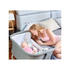 Lit Bébé Cododo Kinderkraft Uno Gray -Kinderkraft lit bebe cododo kinderkraft uno gray 8