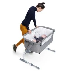 Lit Bébé Cododo Kinderkraft Uno Up Grey -Kinderkraft lit bebe cododo kinderkraft uno up grey 5