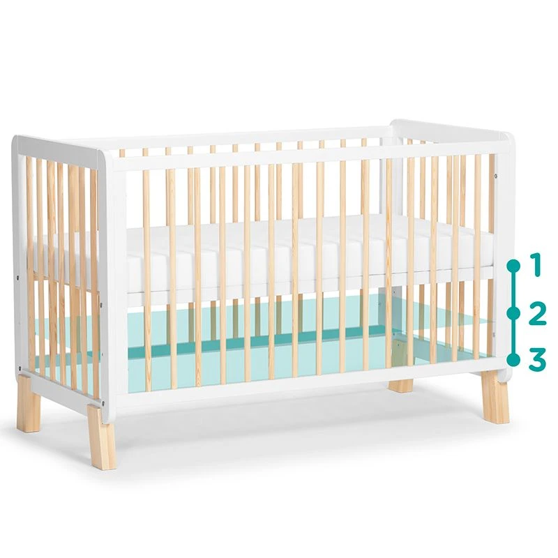 Lit En Bois évolutif Kinderkraft Lunky White 5 Lit En Bois évolutif Kinderkraft Lunky White – Image 5