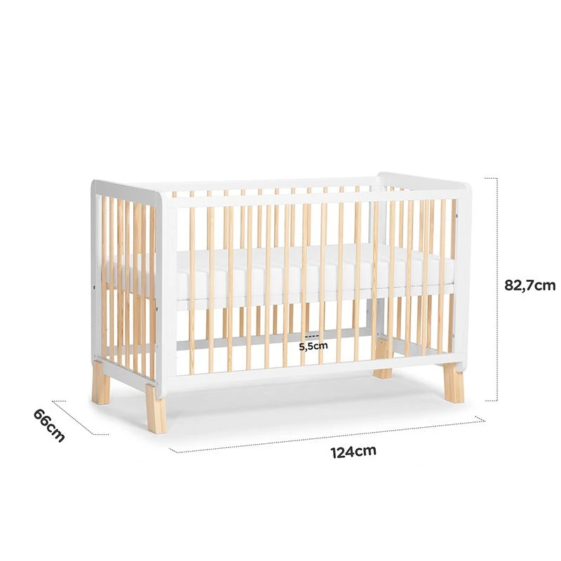 Lit En Bois évolutif Kinderkraft Lunky White 8 Lit En Bois évolutif Kinderkraft Lunky White – Image 8