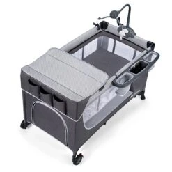 Lit Parapluie Kinderkraft Leody Grey Avec Accessoires -Kinderkraft lit parapluie kinderkraft leody grey avec accessoires 6