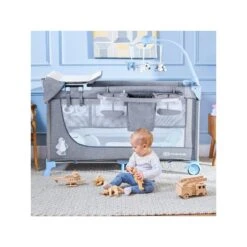 Lit Pliant Kinderkraft Joy Blue Avec Accessoires -Kinderkraft lit pliant kinderkraft joy blue avec accessoires 19