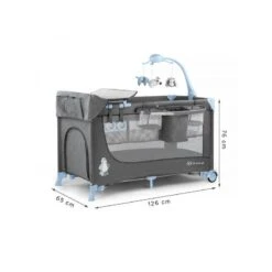 Lit Pliant Kinderkraft Joy Blue Avec Accessoires -Kinderkraft lit pliant kinderkraft joy blue avec accessoires 6