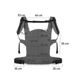 Porte-bébé Kinderkraft Milo Grey -Kinderkraft porte bebe kinderkraft milo grey 4