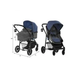 Poussette 3 En 1 Kinderkraft Juli Denim -Kinderkraft poussette 3 en 1 kinderkraft juli denim 11