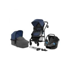 Poussette 3 En 1 Kinderkraft Juli Denim