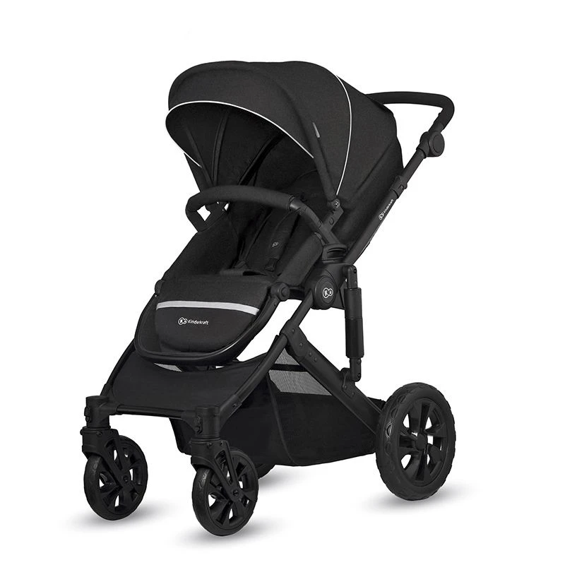 Poussette 3 En 1 Kinderkraft Prime Lite Deep Black 3 Poussette 3 En 1 Kinderkraft Prime Lite Deep Black – Image 3