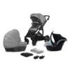 Poussette 3 En 1 Kinderkraft Prime Lite Grey