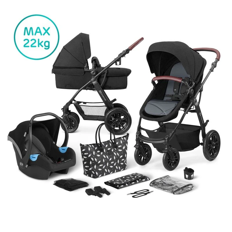 Poussette 3 En 1 Kinderkraft XMoov Black 2020 5 Poussette 3 En 1 Kinderkraft XMoov Black 2020 – Image 5