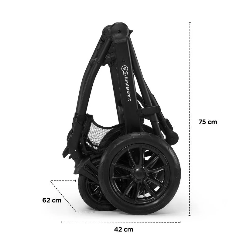 Poussette 3 En 1 Kinderkraft XMoov Black 2020 9 Poussette 3 En 1 Kinderkraft XMoov Black 2020 – Image 9