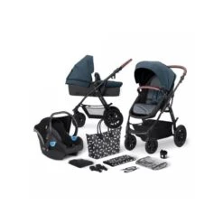 Poussette 3 En 1 Kinderkraft XMoov Denim 2020