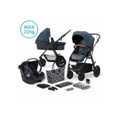 Poussette 3 En 1 Kinderkraft XMoov Denim 2020 -Kinderkraft poussette 3 en 1 kinderkraft xmoov denim 2020 3