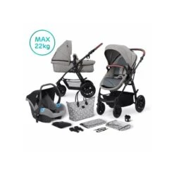 Poussette 3 En 1 Kinderkraft XMoov Grey 2020 -Kinderkraft poussette 3 en 1 kinderkraft xmoov grey 2020 4