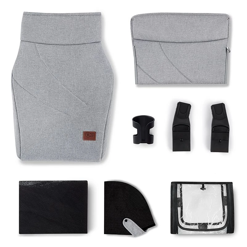 Poussette Combinée Kinderkraft Everyday Dark Grey 13 Poussette Combinée Kinderkraft Everyday Dark Grey – Image 13