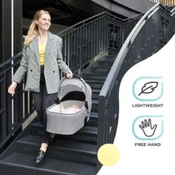 Poussette Combinée Kinderkraft Everyday Light Grey -Kinderkraft poussette combinee kinderkraft everyday light grey 16