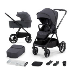 Poussette Combinée Kinderkraft Nea Deep Grey