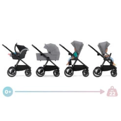 Poussette Combinée Kinderkraft Nea Platinium Grey -Kinderkraft poussette combinee kinderkraft nea platinium grey 8