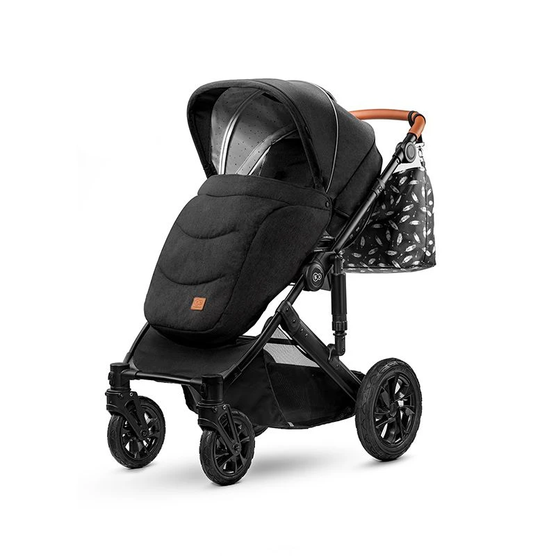 Poussette Combinée Kinderkraft Prime Black 2020 2 Poussette Combinée Kinderkraft Prime Black 2020 – Image 2